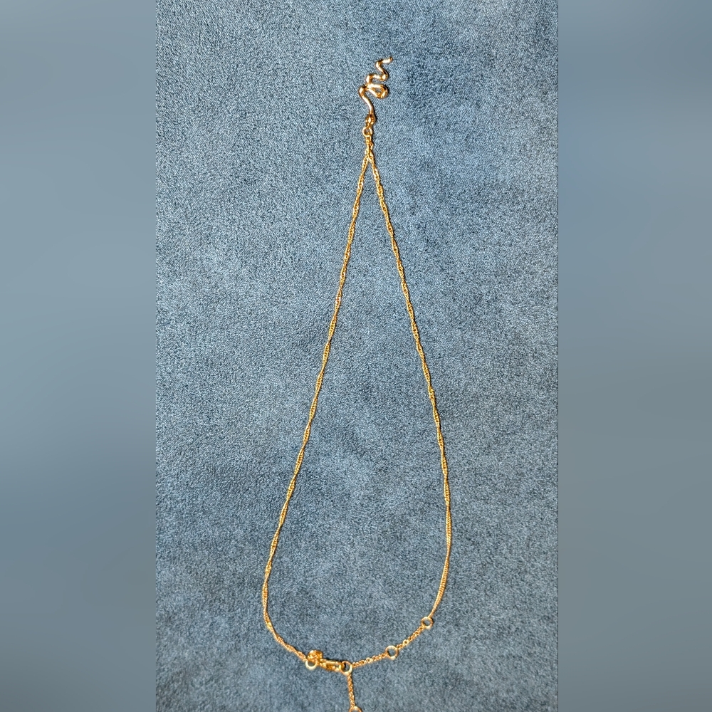 Aldo Gold Twisted Chain Necklace